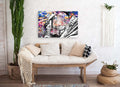 Appel du Shofar Éveil art juif contemporain pop art impression fine art sur plexiglass et aluminium