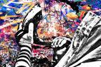 Appel du Shofar Éveil art juif contemporain pop art impression fine art sur plexiglass et aluminium