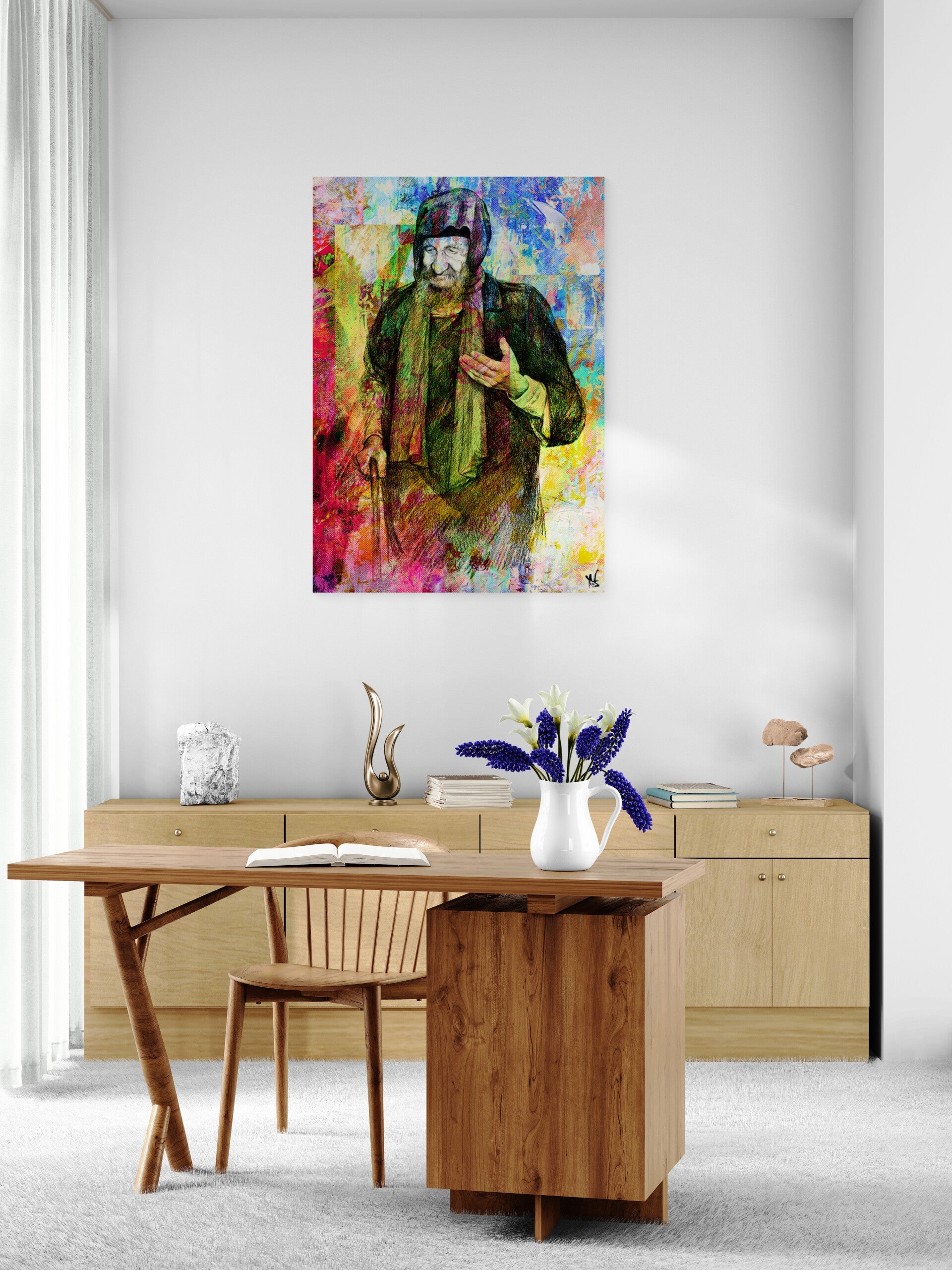 Baba Salé Bénédiction art juif contemporain pop art impression fine art sur plexiglass et aluminium