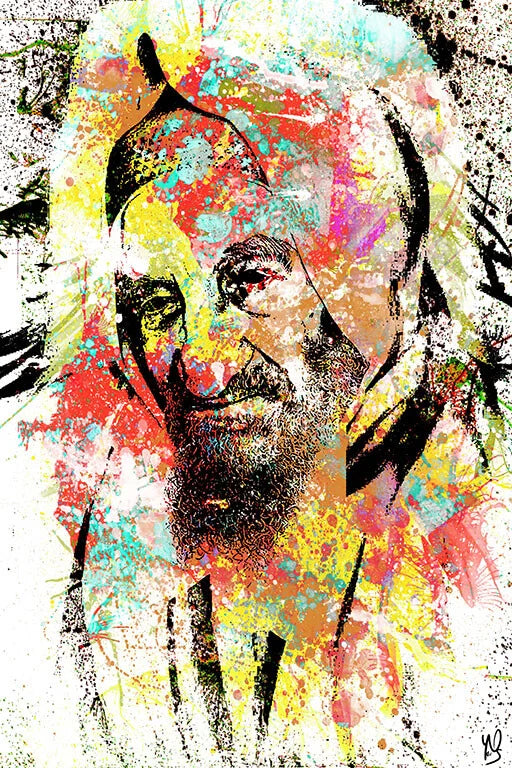 Baba Salé art juif contemporain pop art impression fine art sur plexiglass et aluminium