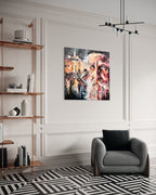 judaica wall art jerusalem jewish painting western wall fine art print