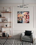 judaica wall art jerusalem jewish painting western wall fine art print