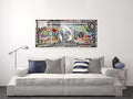 Rabbi de Loubavitch Dollar art juif contemporain pop art impression fine art sur plexiglass et aluminium